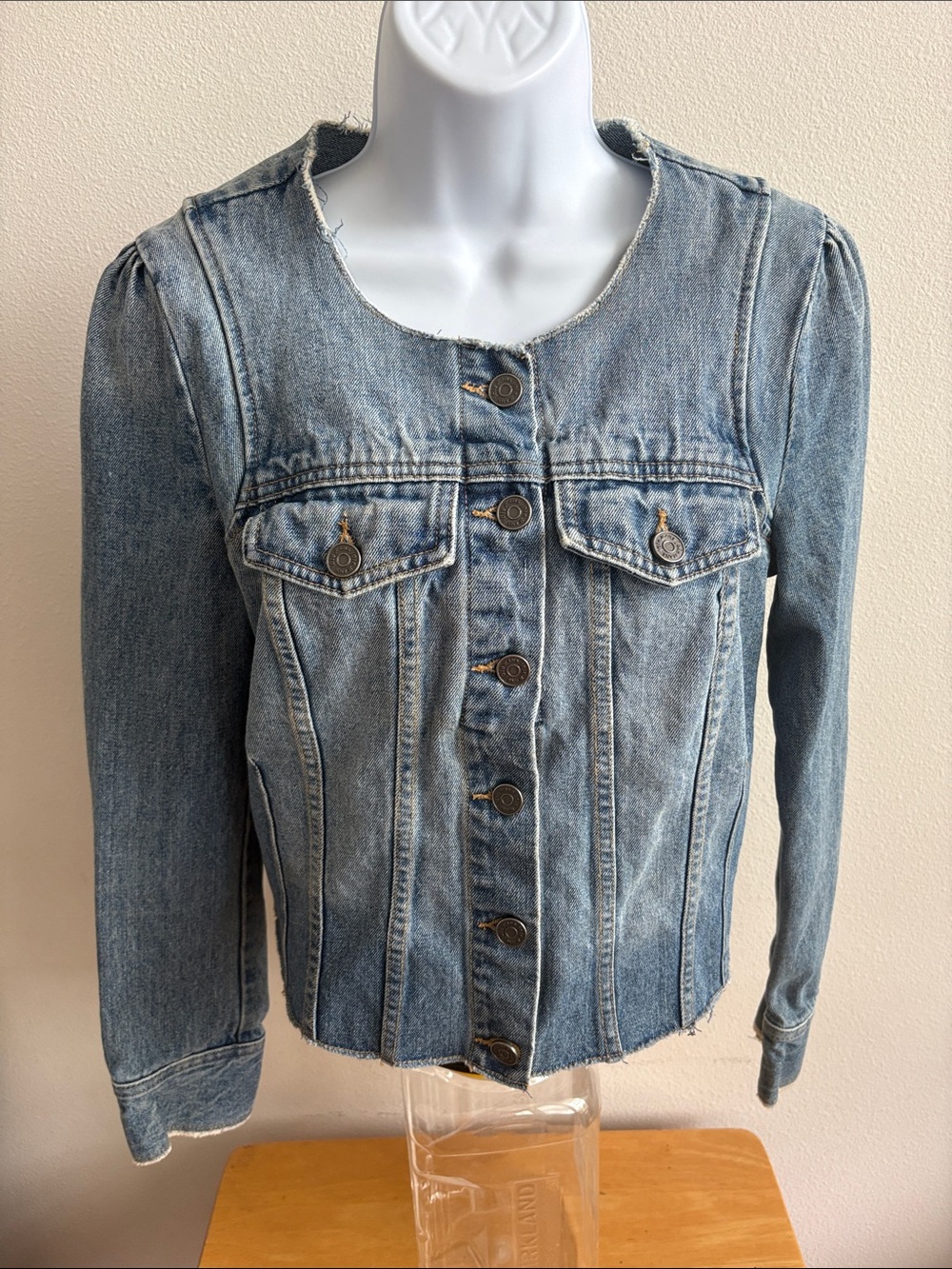 Joie Denim Button-Front Women’s Jacket - Light Blue Size Small